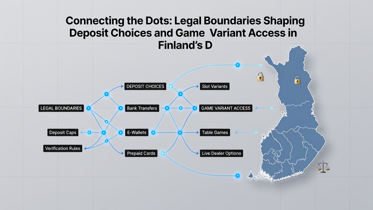Illustration of payment gateways and game variant interfaces under Finnish digital casino regulations
