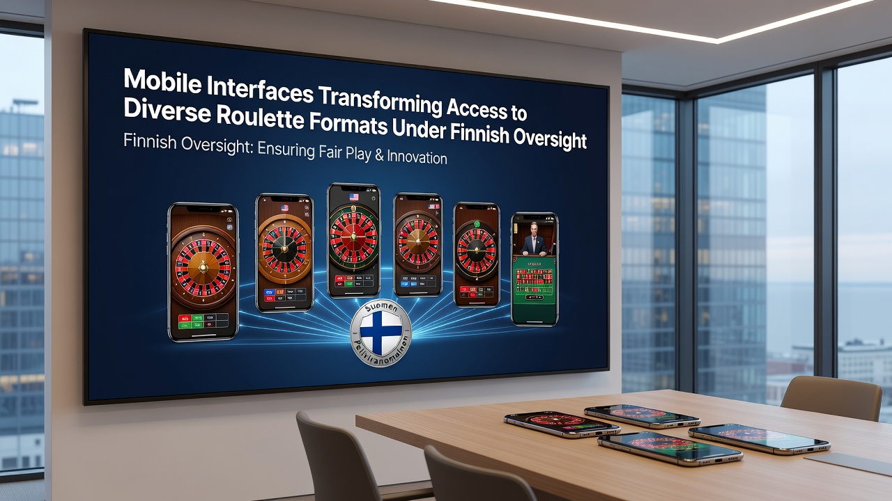 Tablet view of live roulette table integrated with mobile interface controls under Finnish gambling regulations